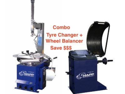 combo tyre changer and wheel balancer
